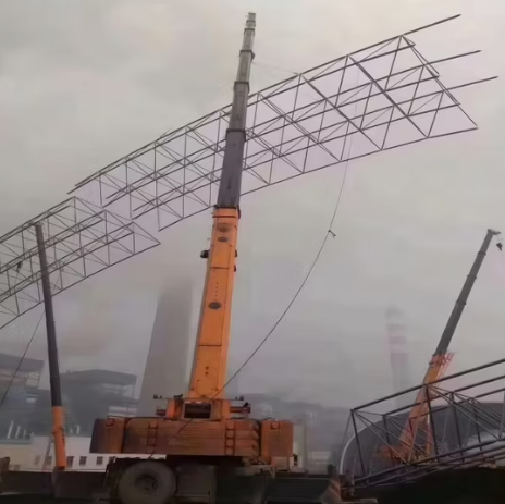 Space Frame Steel Structure for a Waste Power Generation Project Using Steel Space Grid