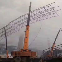 Space Frame Steel Structure for a Waste Power Generation Project Using Steel Space Grid