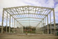 Strong steel stress frame